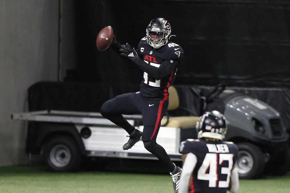 Can Troy Andersen start as a rookie if Falcons part ways with Deion Jones?  