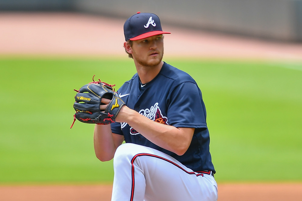 Star Braves rookie Mike Soroka exits game after taking fastball to the  forearm