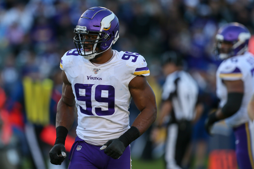 Vikings' Hunter is happy to be over the contract hump, for now