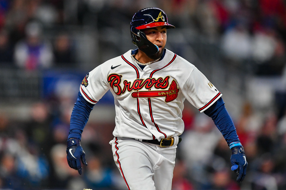 Atlanta Braves OF Eddie Rosario placed on IL with blurred vision, swelling  in right retina