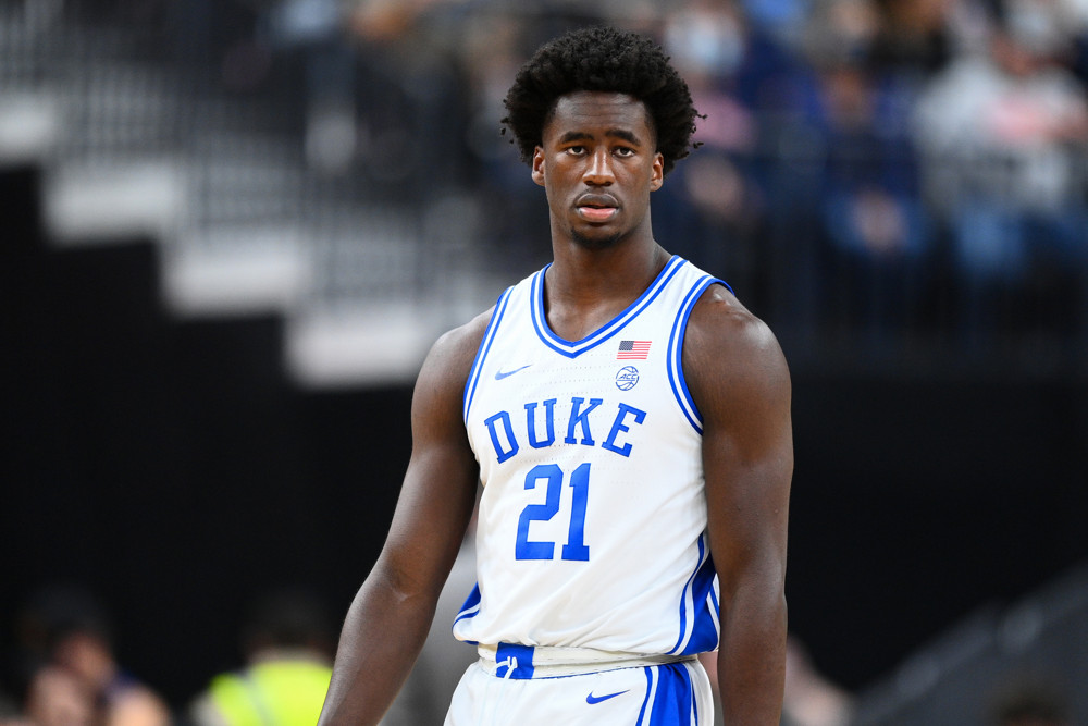 Hawks select Duke F AJ Griffin with the 16th pick in the 2022 NBA