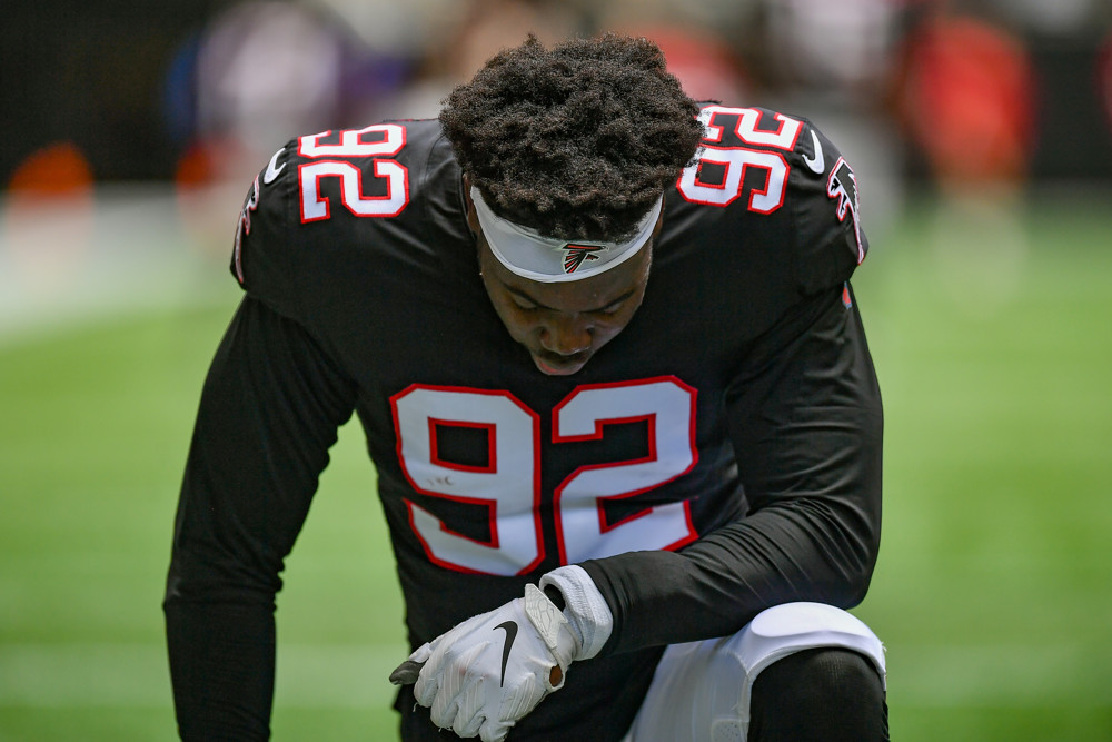 Atlanta Falcons cut Auden Tate, 4 others trim roster to 80 players 