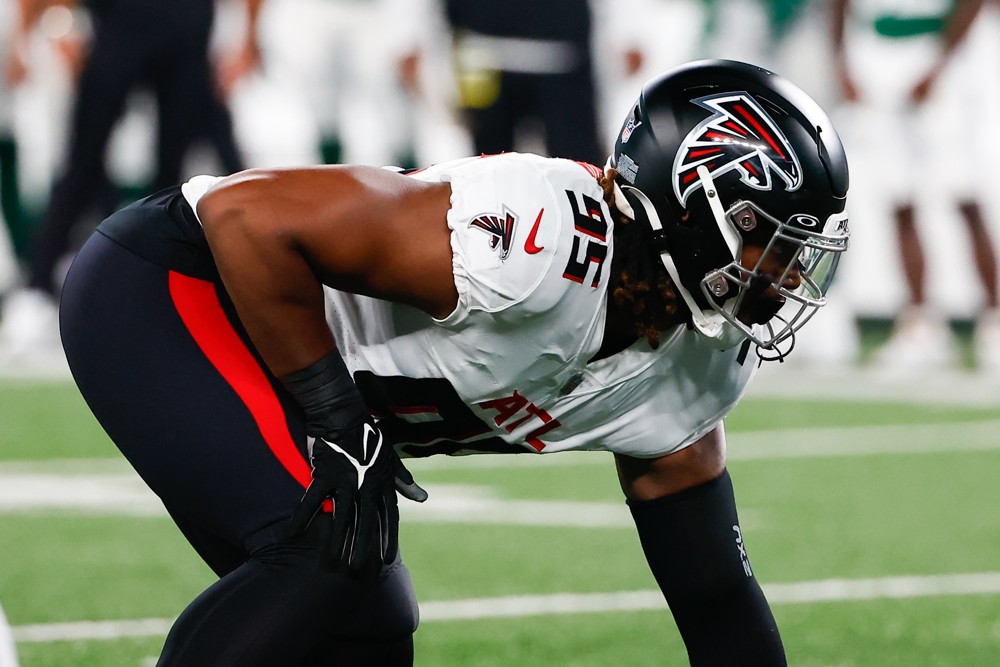 Grady Jarrett of the Falcons surprises former teacher