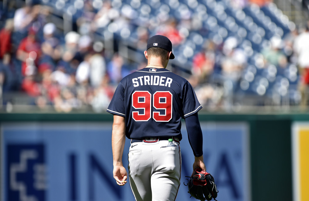 Spencer Strider ties franchise record in Braves eighth straight win