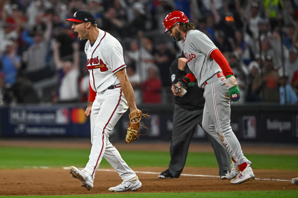 PHILLIES STEAL GAME ONE OF THE NLDS, becoming first team to shutout Braves  at home since 2021